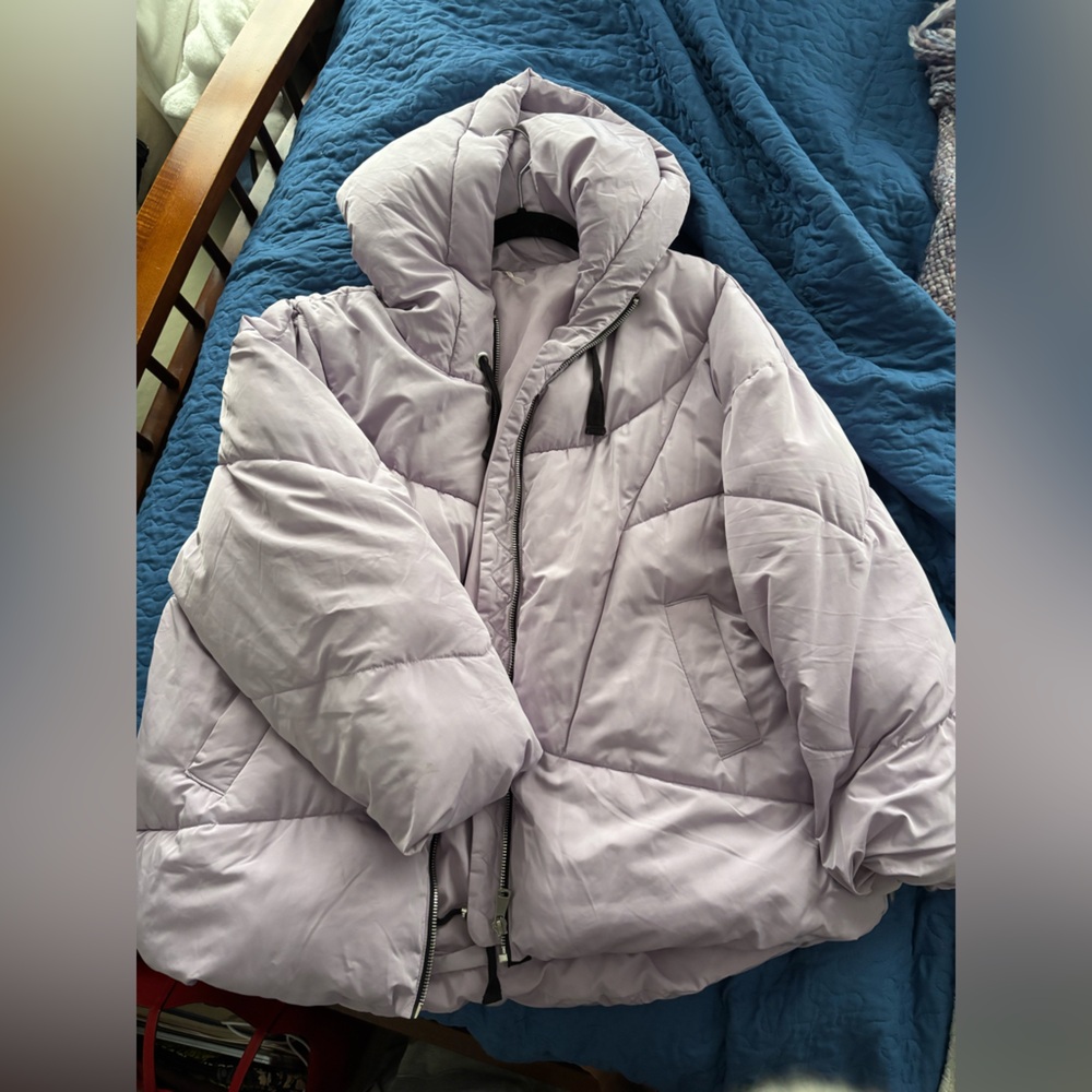 Free People Light Purple Women's Puffer Jacket